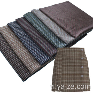 dệt len ​​pha trộn vải houndstooth cho vải mùa đông